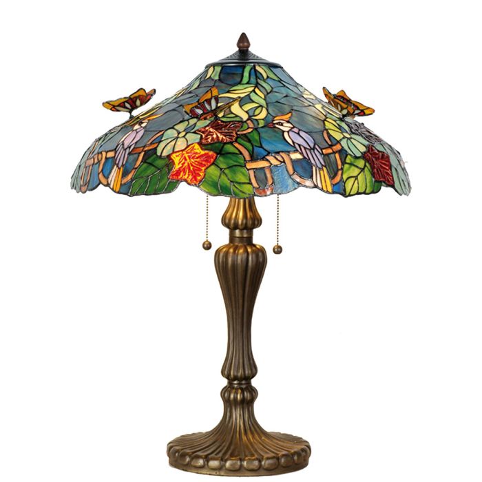 Table lamp Tiffany ? 52x65 cm E27/max 2x60W - pcs     