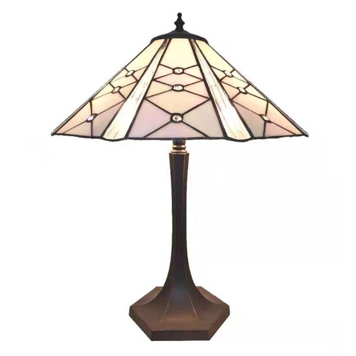 Table lamp Tiffany ? 42x54 cm E27/max 2x60W - pcs     