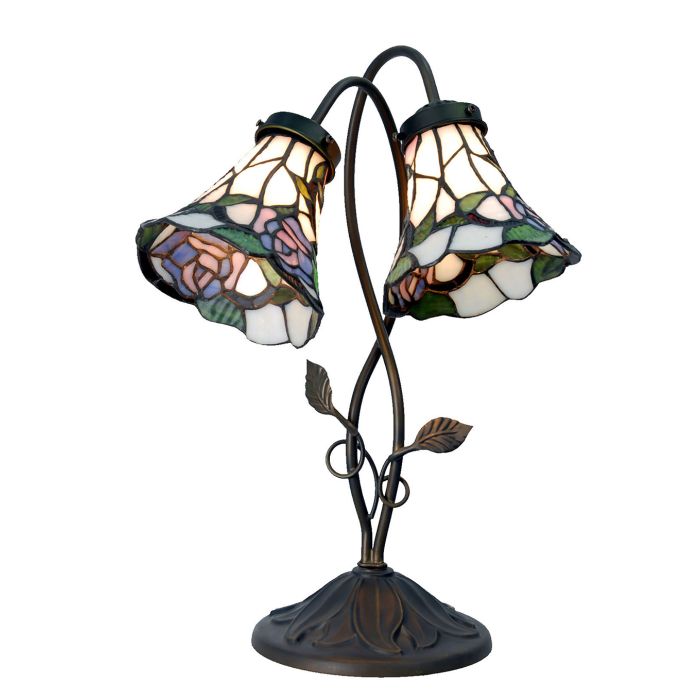 Table lamp Tiffany 34x28x47 cm E14/max 2x40W - pcs     