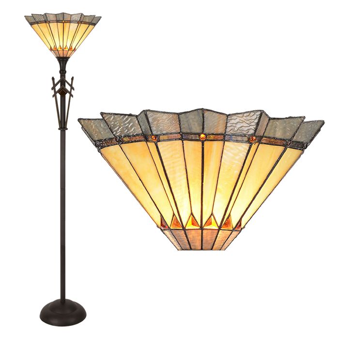 Floor lamp Tiffany Ø 45x182 cm E27/max 1x60W - pcs