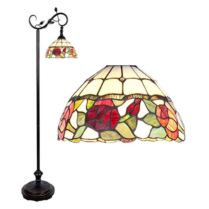Floor lamp Tiffany 40x27x152 cm E27/max 1x60W - pcs     