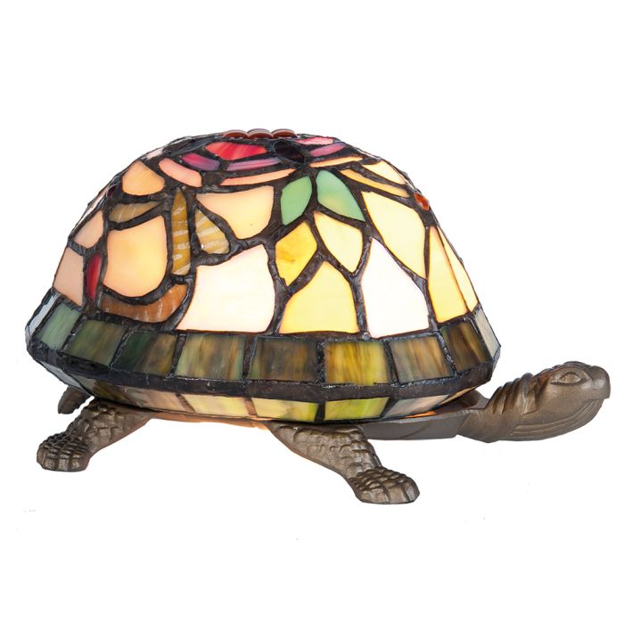 Table lamp Tiffany turtle 22x15x13 cm E14/max 1x15W - pcs