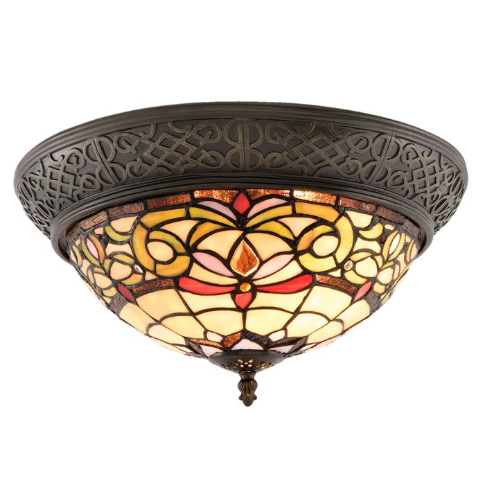 Ceiling light Tiffany Ø 38x20 cm E14/max 2x40W - pcs