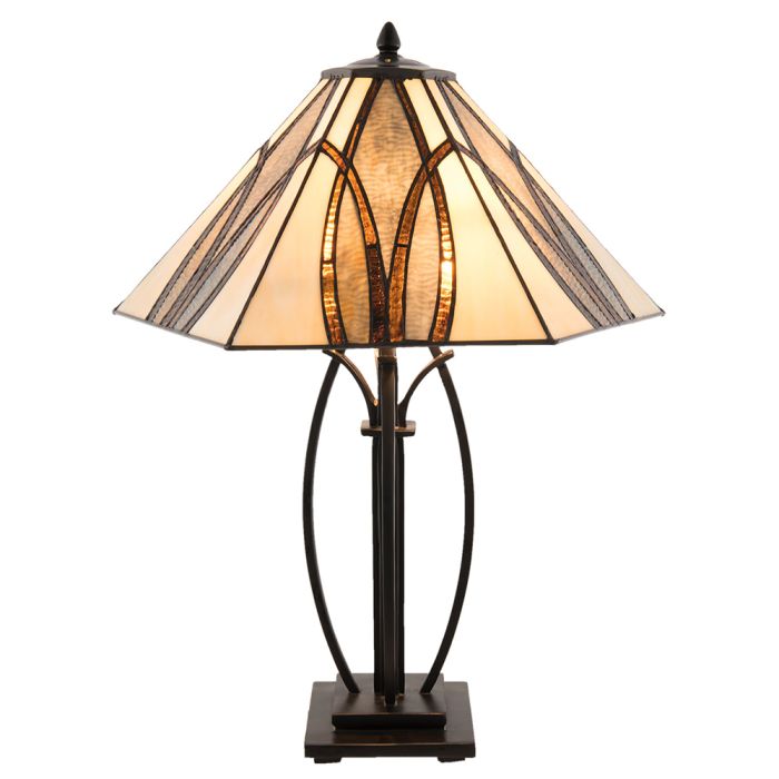 Table lamp Tiffany 51x44x66 cm E27/max 2x60W - pcs     