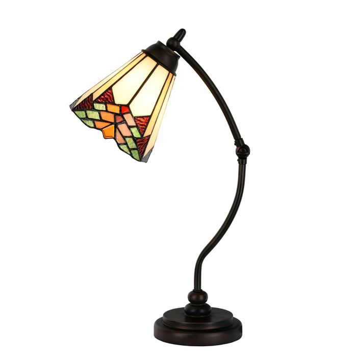 Table lamp Tiffany ? 26x50 cm E14/max 1x40W - pcs     