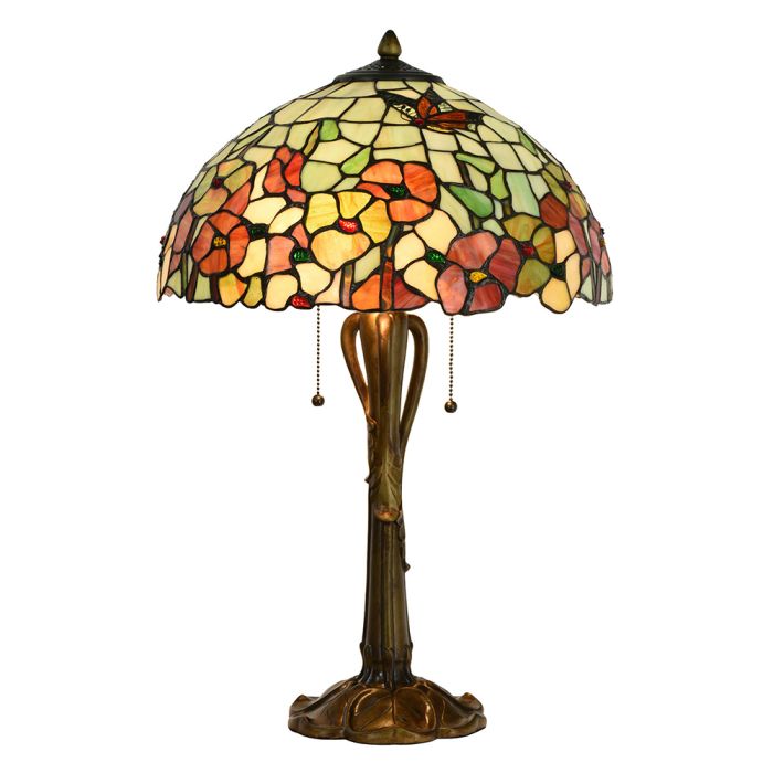 Table lamp Tiffany ? 40x63 cm E27/max 2x60W - pcs     
