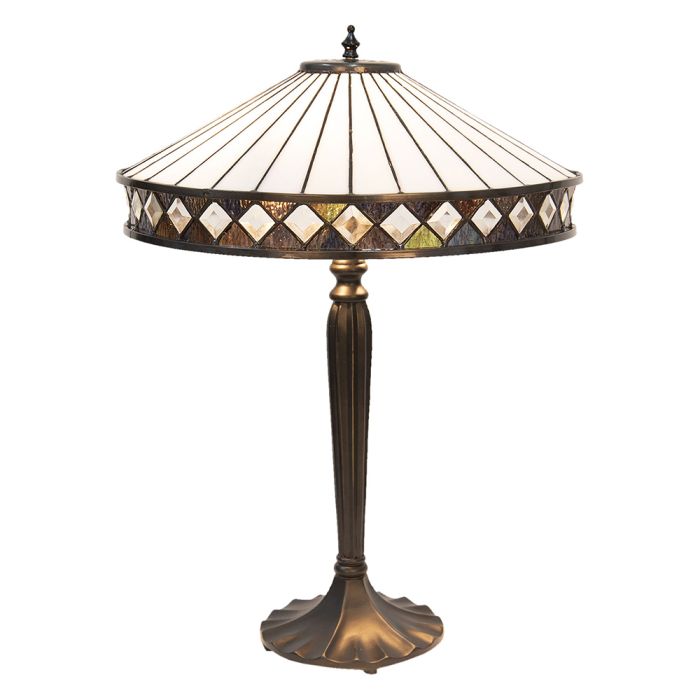 Table lamp Tiffany ? 41x59 cm E27/max 2x60W - pcs     