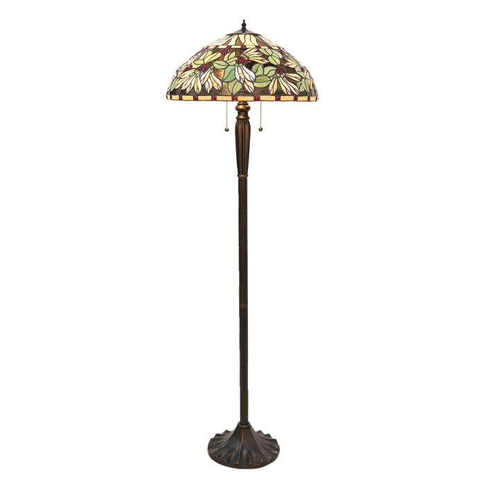 Floor lamp Tiffany Ø 51x157 cm E27/max 2x60W - pcs