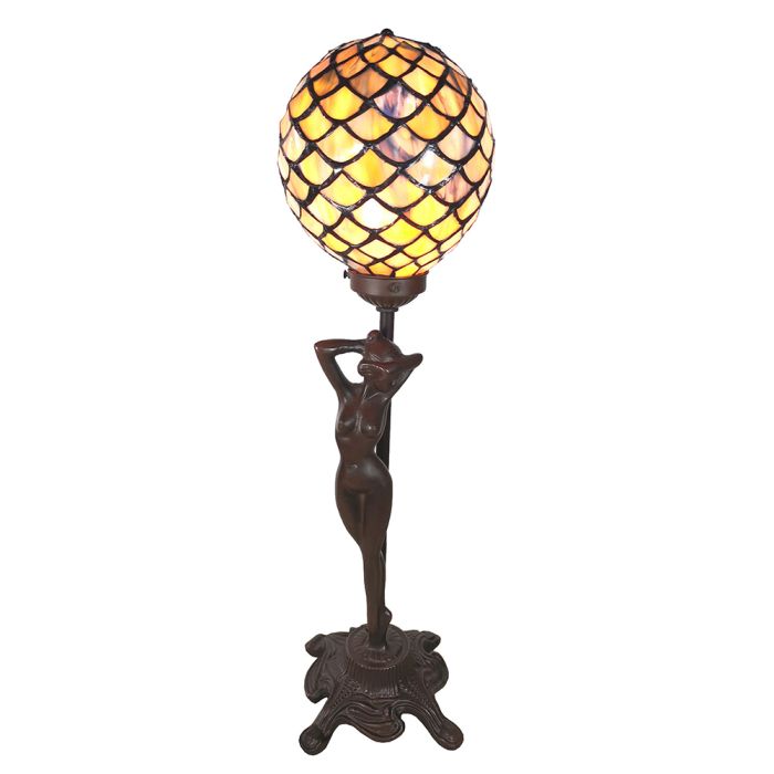 Table lamp Tiffany 21x21x51 cm E14/max 1x25W - pcs     