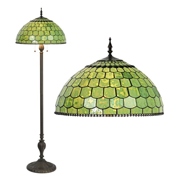 Floor lamp Tiffany ? 51x165 cm E27/max 3x60W - pcs     