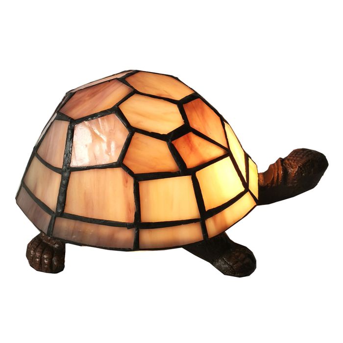 Table lamp Tiffany turtle 23x14x8 cm E14/max 1x25W - pcs     