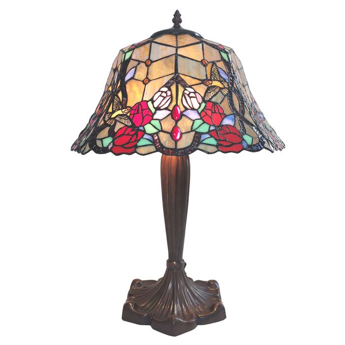 Table lamp Tiffany ? 42x58 cm E27/max 2x60W - pcs     