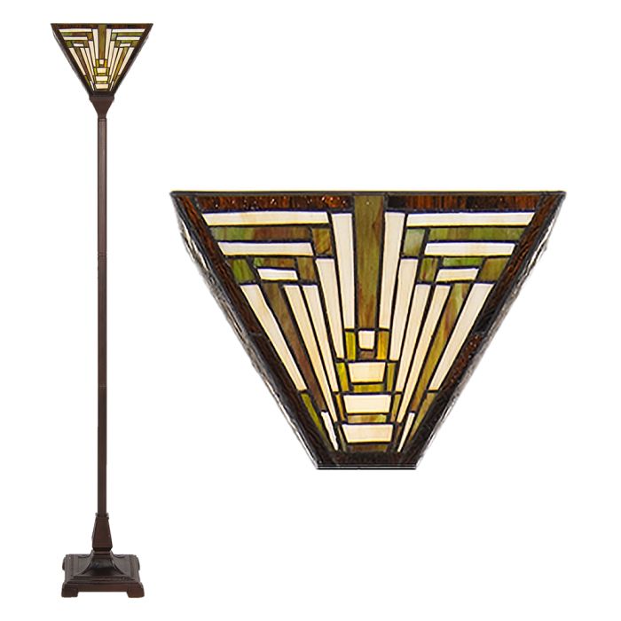 Floor lamp Tiffany 31x31x187 cm E27/max 1x60W - pcs