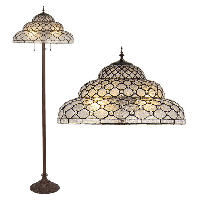 Floor lamp Tiffany ? 52x166 cm E27/max 3x60W - pcs     