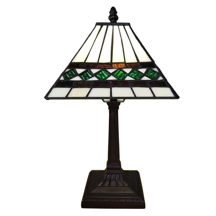 Table lamp Tiffany 20x20x34 cm E14/max 1x25W - pcs     