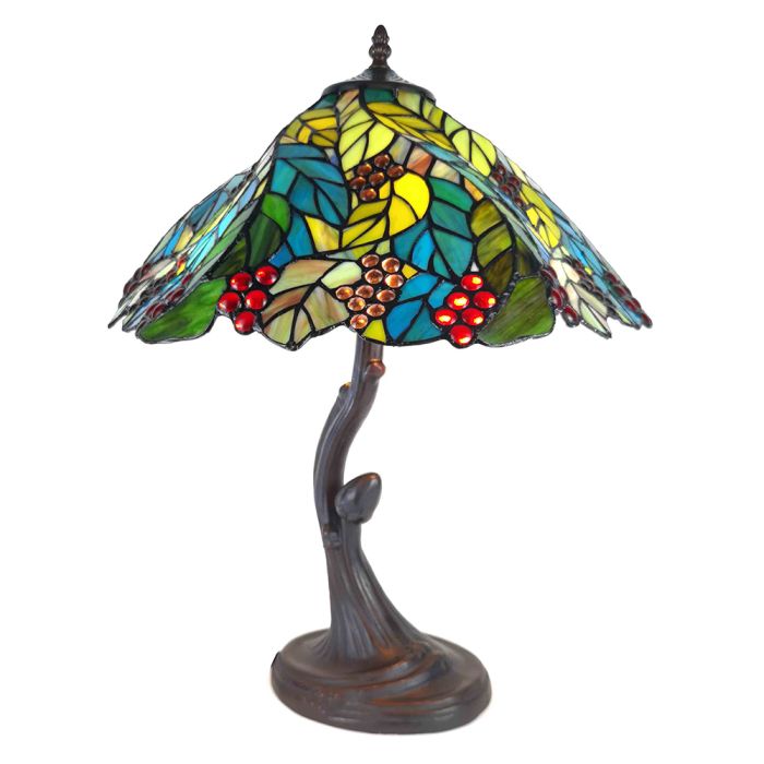 Table lamp Tiffany ? 43x54 cm E27/max 2x60W - pcs     