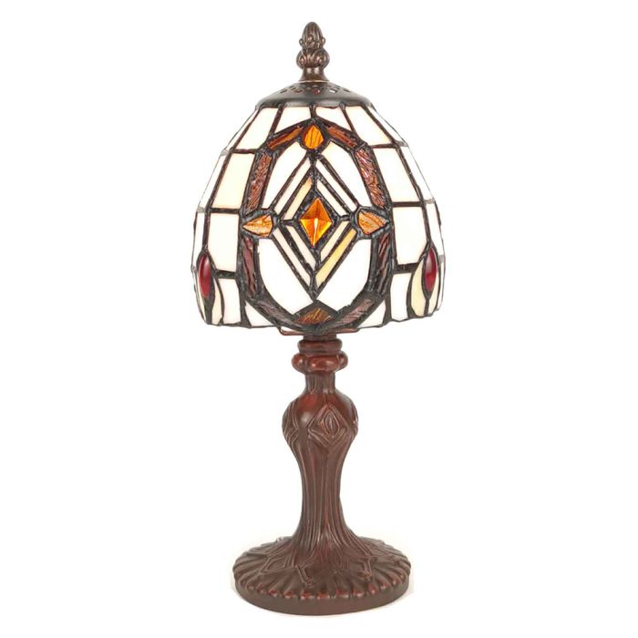 Table lamp Tiffany ? 13x29 cm E14/max 1x40W - pcs     