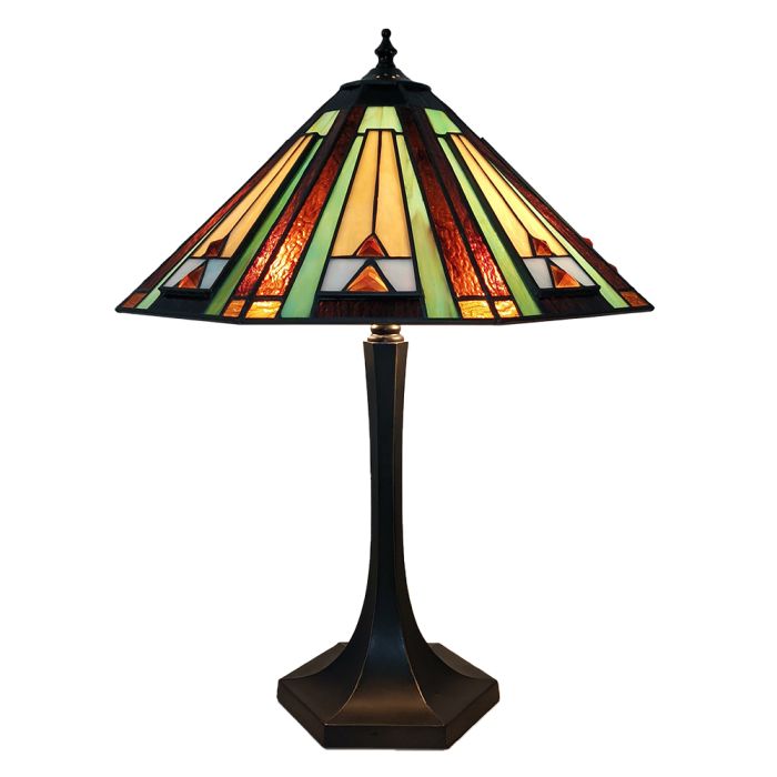 Table lamp Tiffany ? 41x54 cm E27/max 2x60W - pcs     