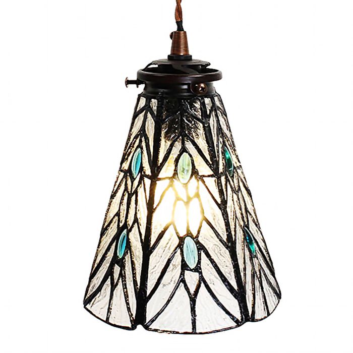 Pendant light Tiffany Ø 15x115 cm E14/max 1x40W - pcs