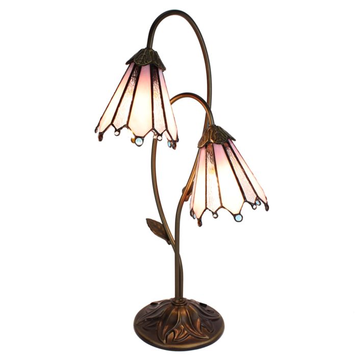 Table lamp Tiffany 35x18x61 cm E14/max 2x25W - pcs     