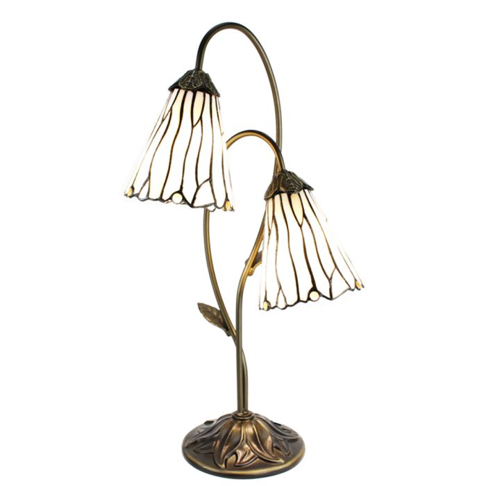 Table lamp Tiffany 35x18x61 cm E14/max 2x25W - pcs     