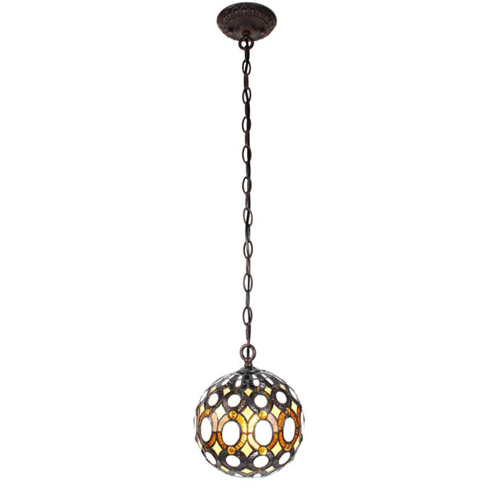 Pendant light Tiffany Ø 20x116 cm E14/max 1x25W - pcs