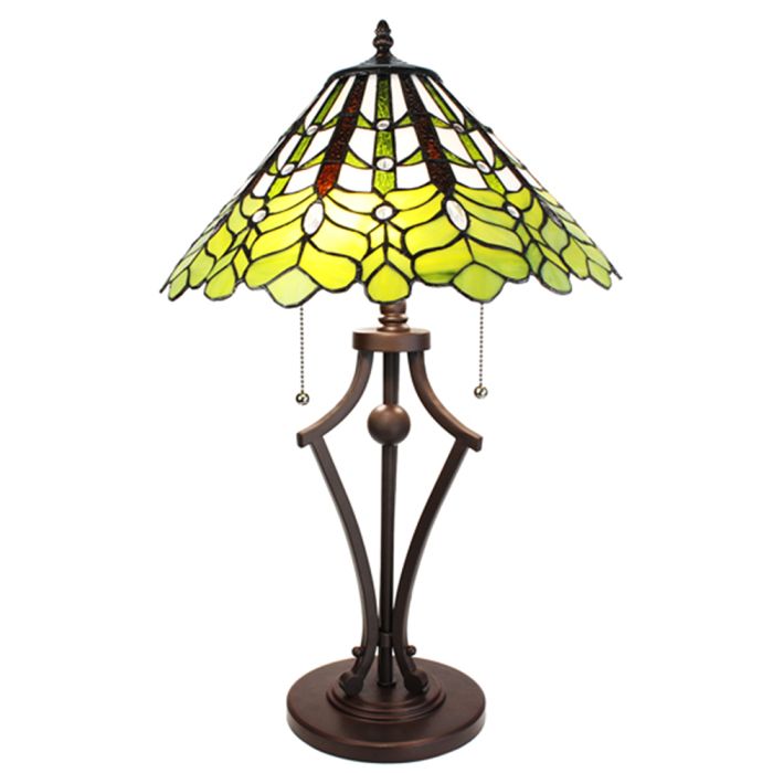 Table lamp Tiffany ? 41x62 cm E27/max 2x60W - pcs     