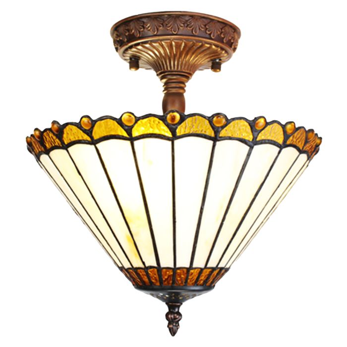 Ceiling light Tiffany Ø 29x30 cm E14/max 2x25W - pcs