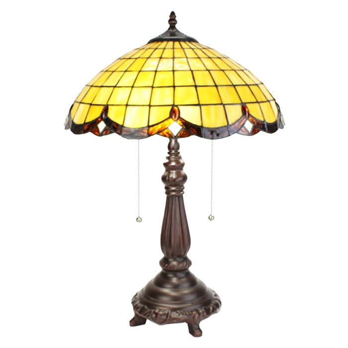 Table lamp Tiffany ? 41x57 cm E27/max 2x60W - pcs     
