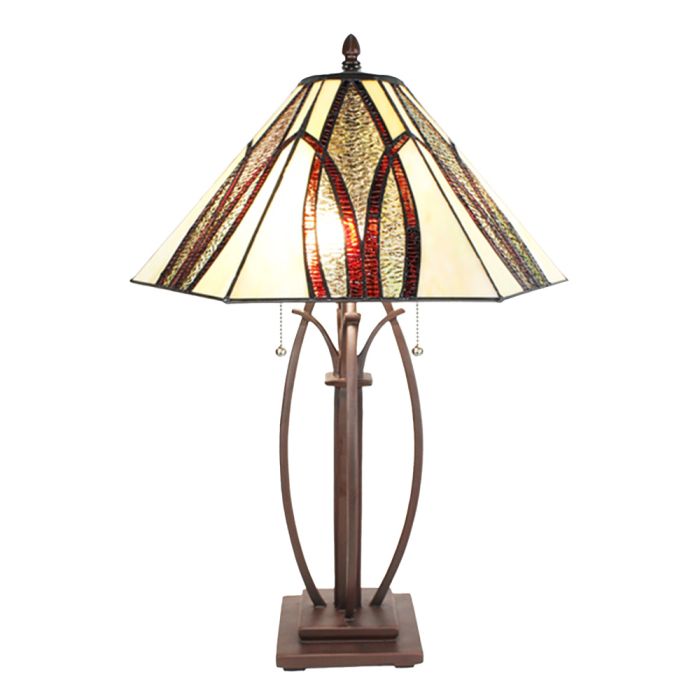 Table lamp Tiffany 45x45x67 cm E27/max 2x60W - pcs     