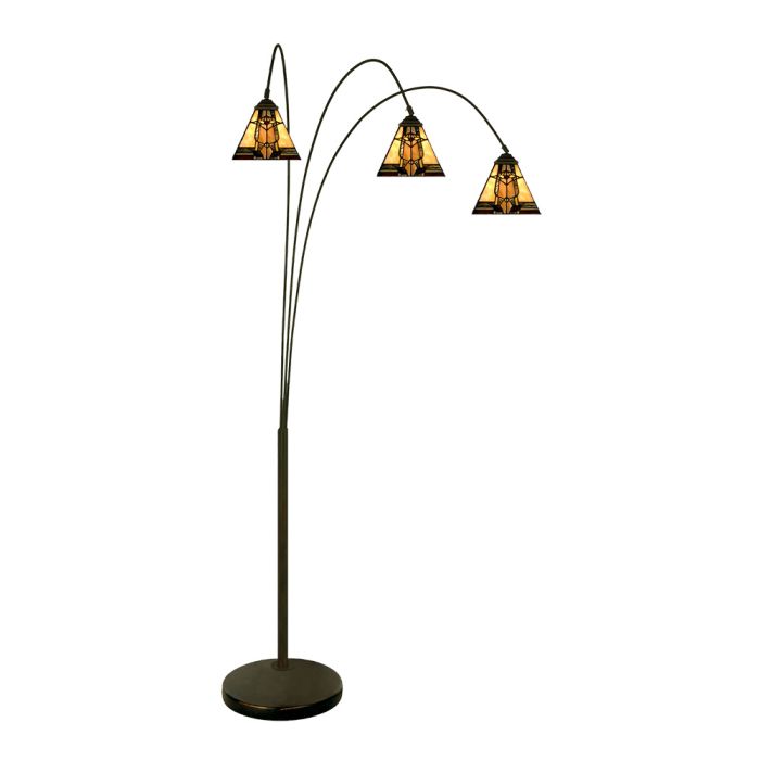 Floor lamp Tiffany 91x50x200 cm E27/max 3x60W - pcs     