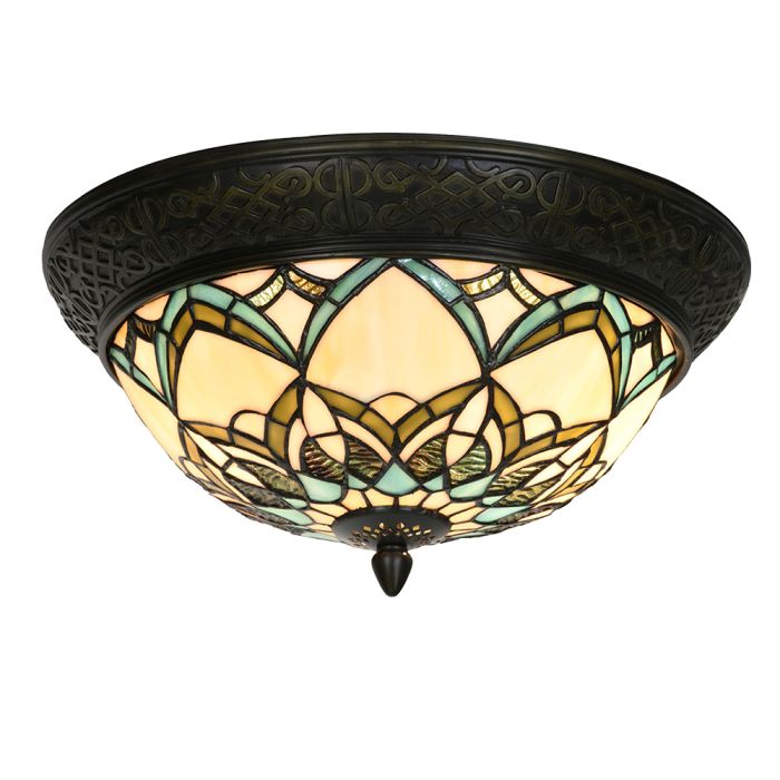 Ceiling light Tiffany Ø 37x19 cm E14/max 2x40W - pcs