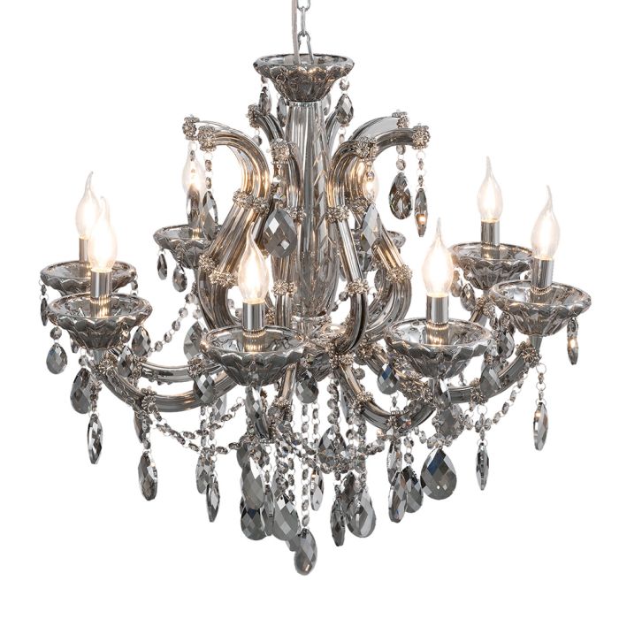 Chandelier 8 lights Ø 70x60/185 cm E14/max 8x40W - pcs