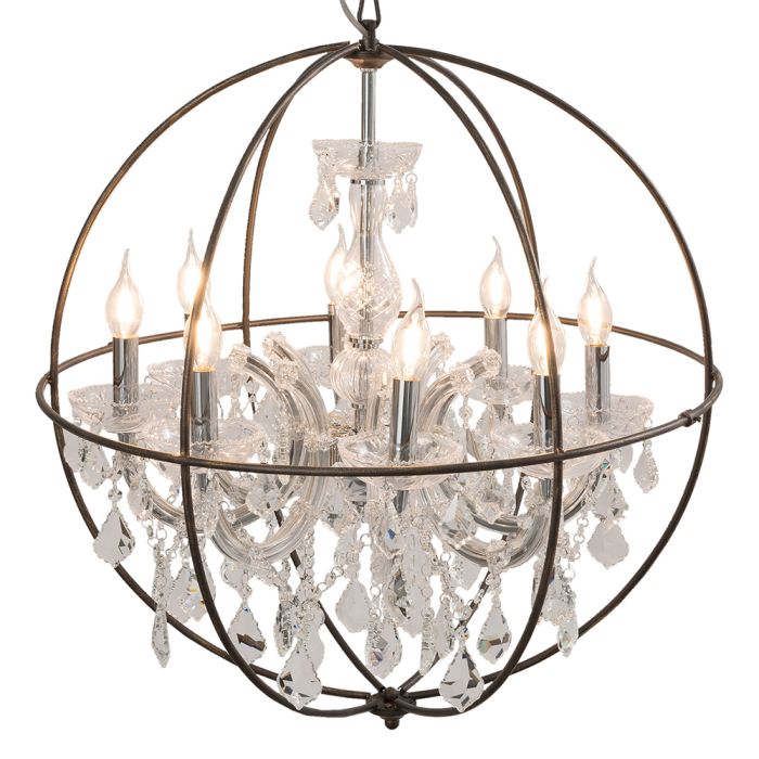 Chandelier 8 lights Ø 66x70/190 cm E14/max 8x40W - pcs