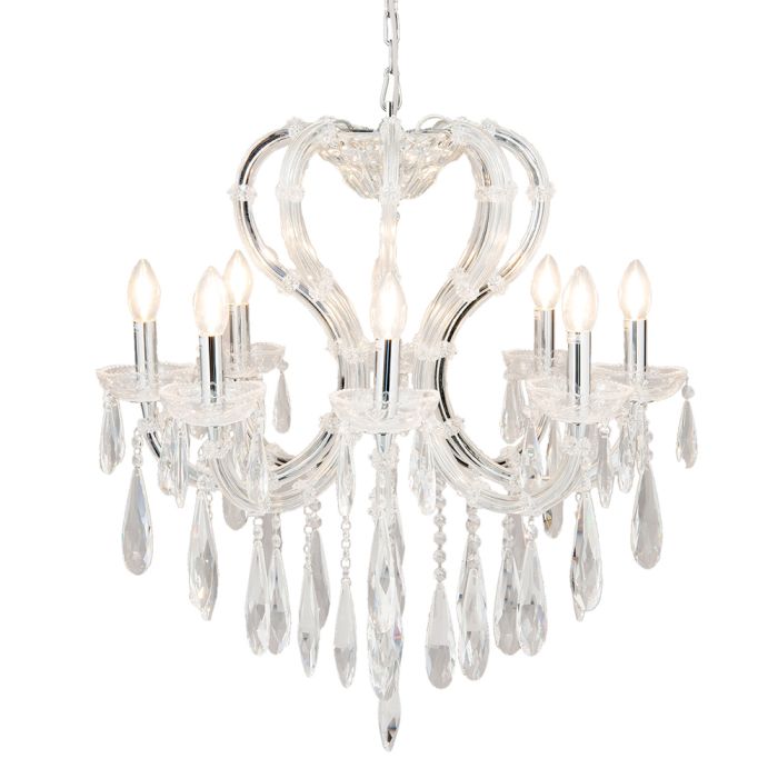 Chandelier 8 lights Ø 70x78/200 cm E14/max 8x40W - pcs