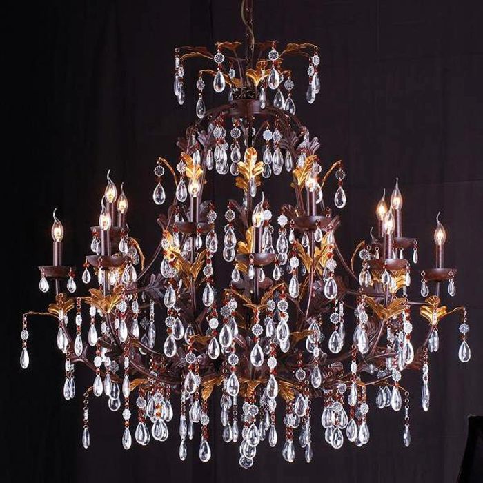 Chandelier 16 lights Ø 135x125/180 cm E14/max 16x40W - pcs