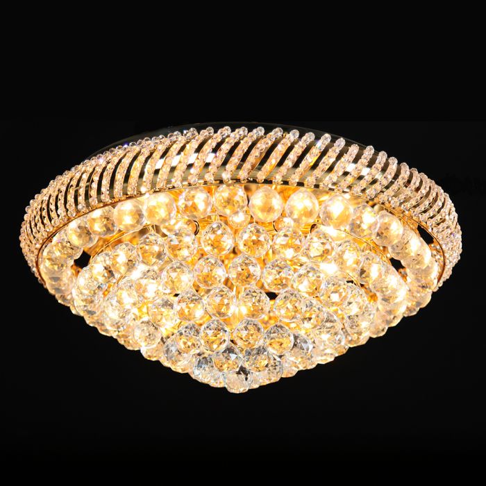 Ceiling light crystal 12 lights Ø 60x25 cm E14/max 12x40W - pcs