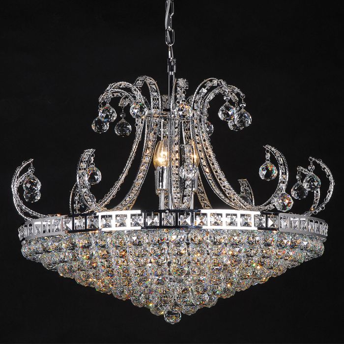 Chandelier 15 lights Ø 80x60/182 cm E14/max 15x40W - pcs