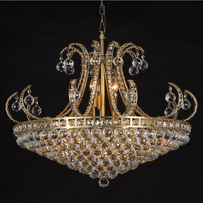 Chandelier 15 lights Ø 80x60/182 cm E14/max 15x40W - pcs