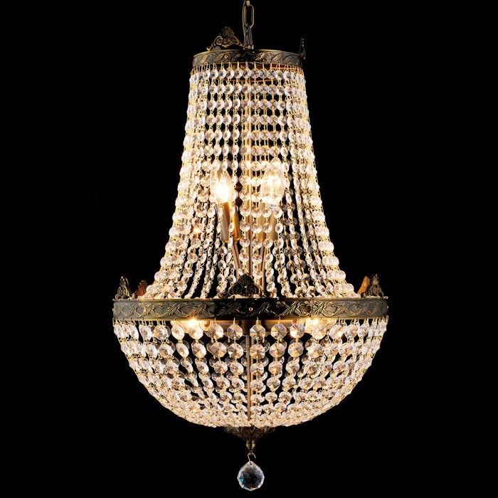 Chandelier 6 lights Ø 40x70/184 cm E14/max 6x40W - pcs