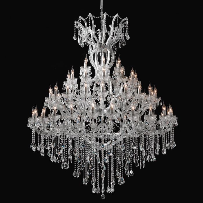 Chandelier 60 lights Ø 170x200/270 cm E14/max 60x40W - pcs