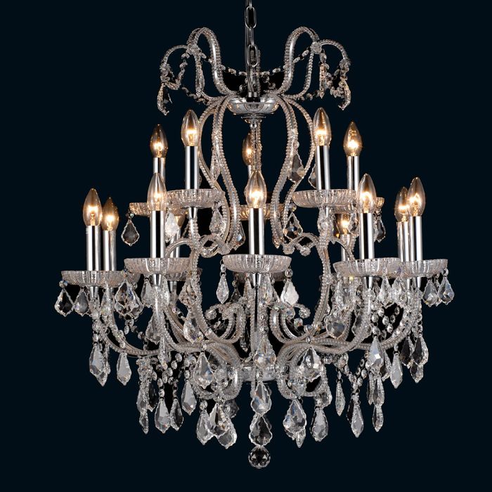 Chandelier 15 lights Ø 71x80 cm E14/max 15x40W - pcs