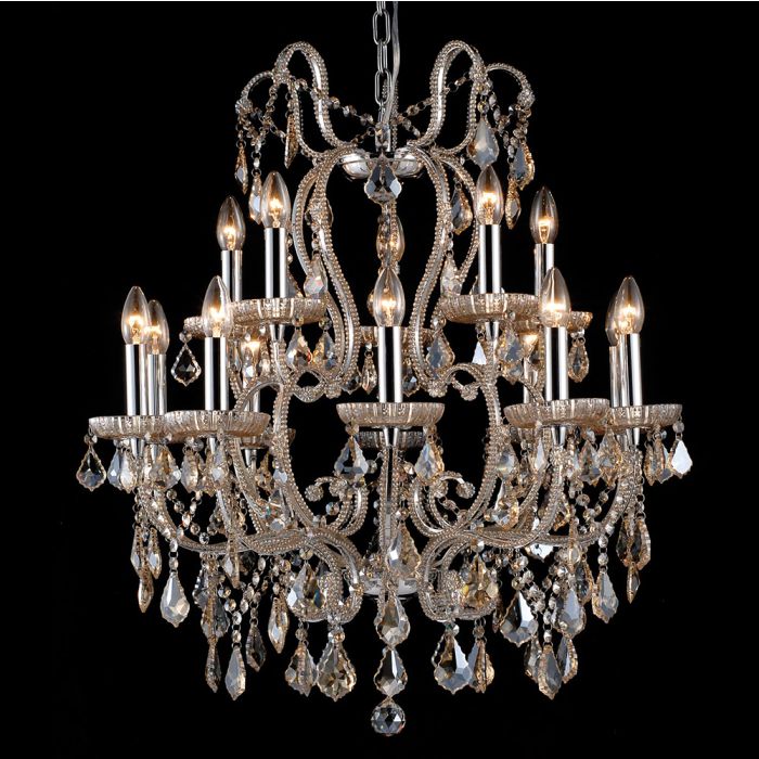 Chandelier 15 lights Ø 71x80 cm E14/max 15x40W - pcs