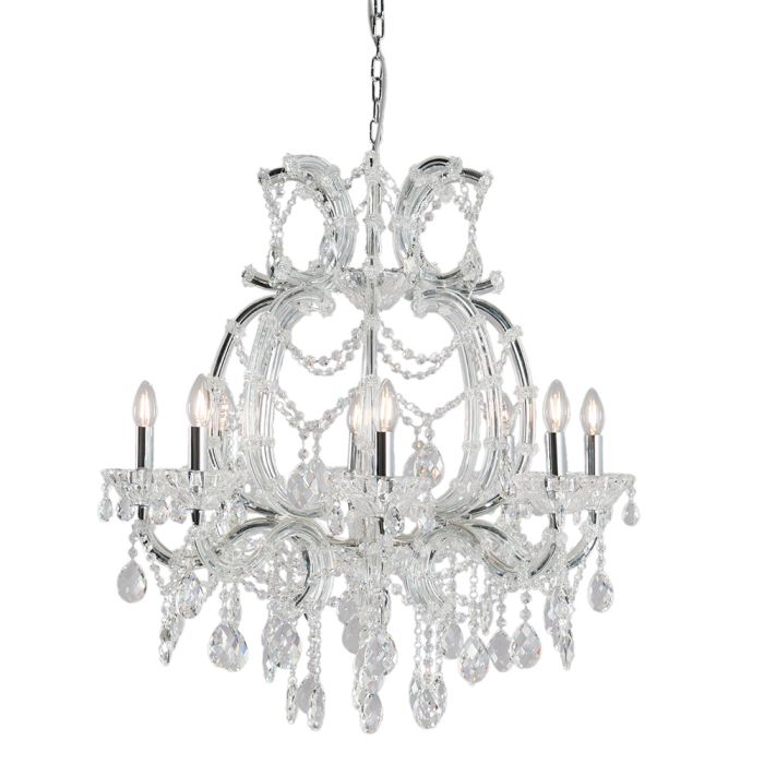 Chandelier 8 lights Ø 73x86 cm E14/max 8x40W - pcs