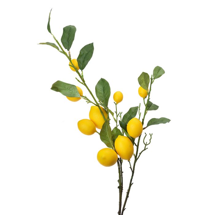 Decoration branch with lemons 20x7x102 cm - pcs