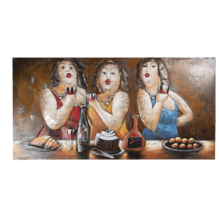 Wall decoration fat ladies 140x8x70 cm - pcs