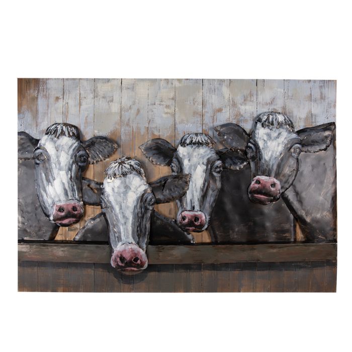 Wall Art cows 120x7x80 cm - pcs     