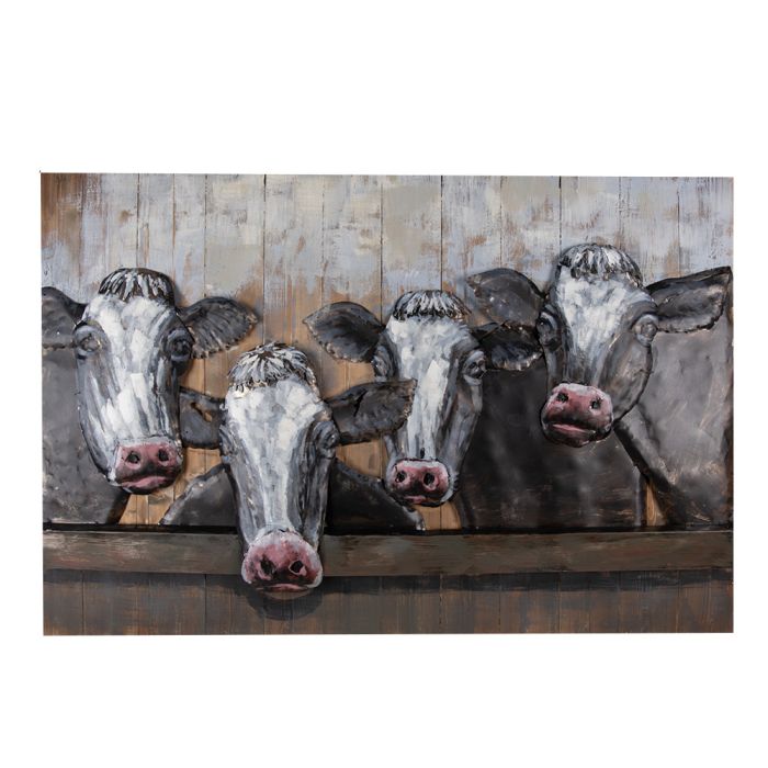 Wall Art cows 120x7x80 cm - pcs