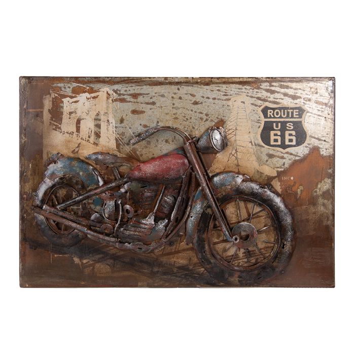 Wall Art motorcycle 60x4x40 cm - pcs