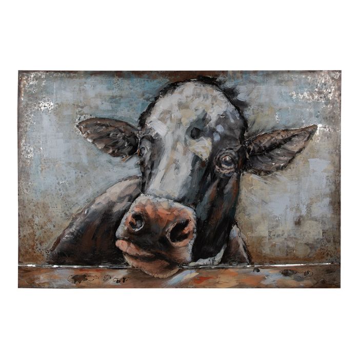 Wall Art cow 90x5x60 cm - pcs